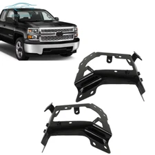 For Chevrolet Silverado 1500 2014-2015 Front Outer Left&Right Bumper Bracket Set