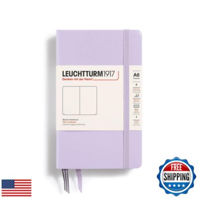 LEUCHTTURM1917 - Notebook Hardcover Pocket A6-187 Numbered Pages for Writing 