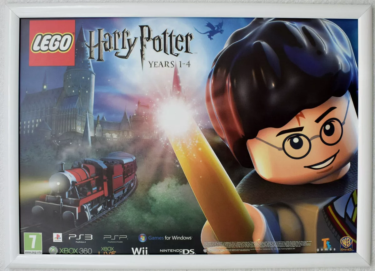 LEGO Harry Potter Years 1-4 RARE PS3 PSP Wii 42cm x 59cm Promotional Poster  #2