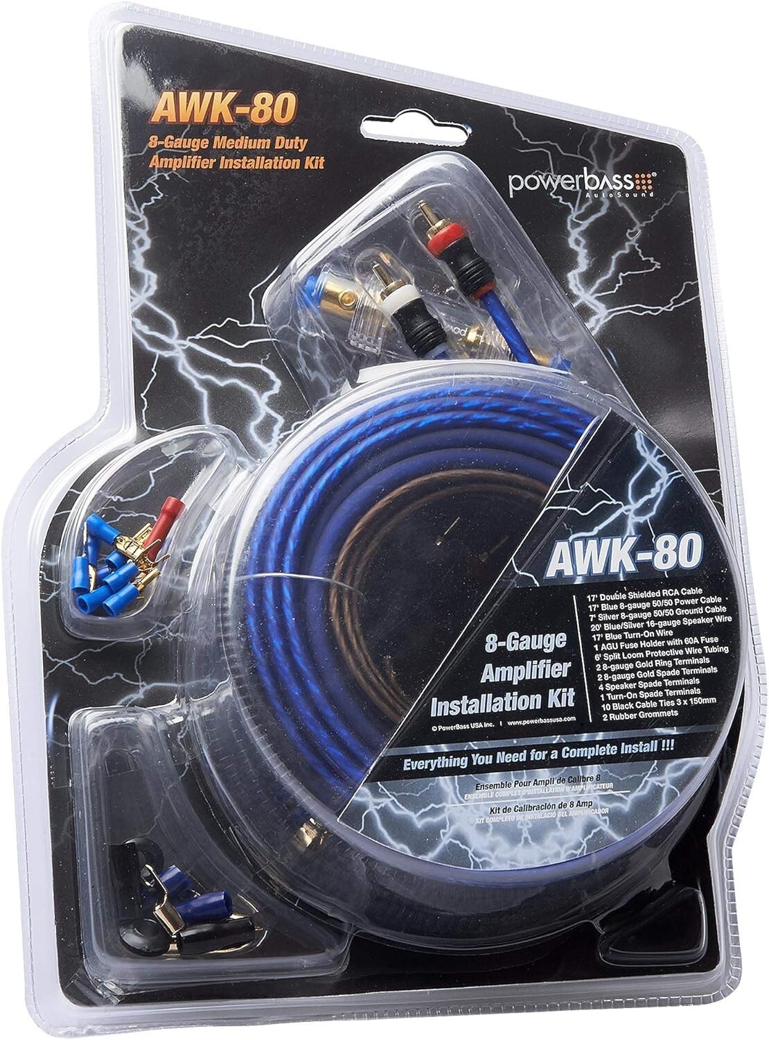 PowerBass 12 Inch Dual Vented Subwoofers with Amp and Wiring Kit eBay