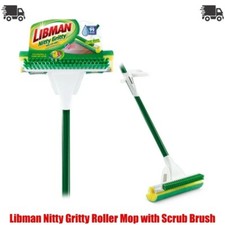 Libman Nitty Gritty Roller Mop with Scrub Bru...