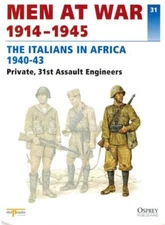 The Italians in Africa 1940-43 WWII Private - Osprey Booklet SOL030 Del Prado