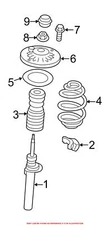 For BMW Genuine Coil Spring Insulator Upper 31336856171