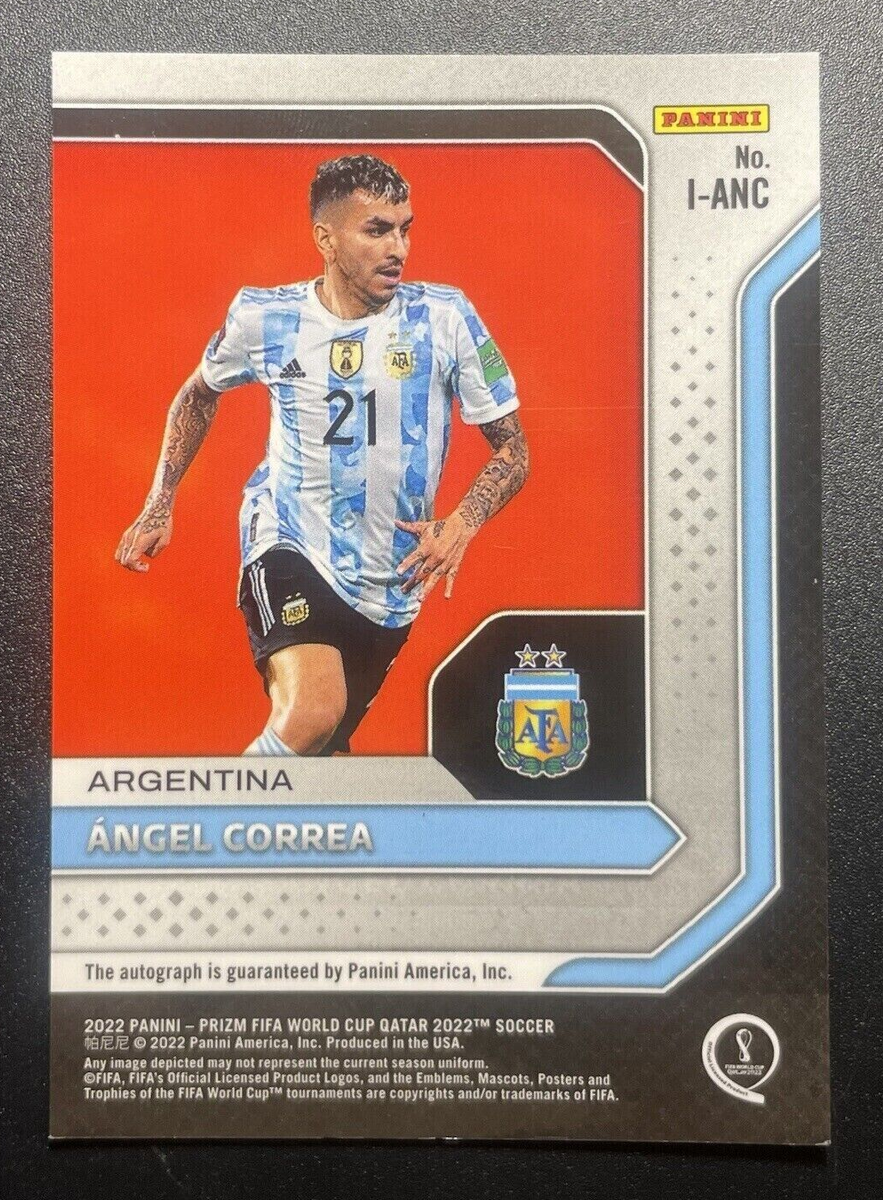 2022 Panini Prizm World Cup Angel Correa Auto International Ink