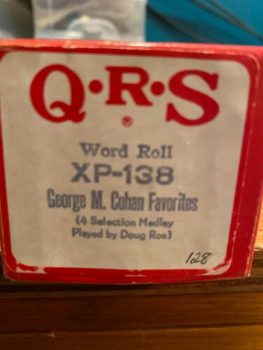 QRS Player Piano roll # XP-138- GEORGE M COHAN FAVORITES By: Doug Roe - Afbeelding 1 van 2