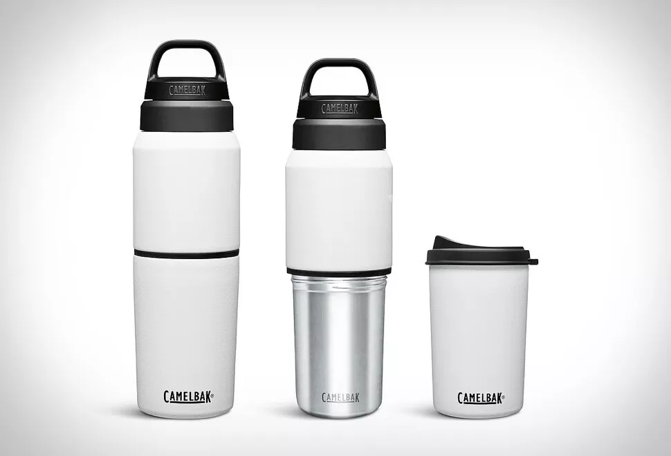 CAMELBAK 600ml MULTIBEV VACUUM FLASK BOTTLE TEA COFFEE WORK CAMPING OR  PICNIC