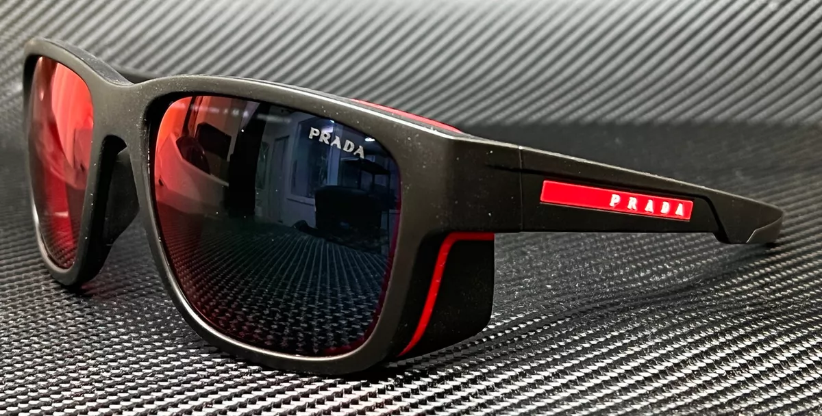 PRADA LINEA ROSSA PS 07WS DG008F Black Rubber Men s 59 mm