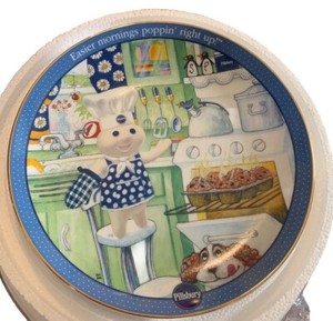 Pillsbury Doughboy "Rise and Shine" Decorative Plate Danbury Mint 2002 Bill Bell