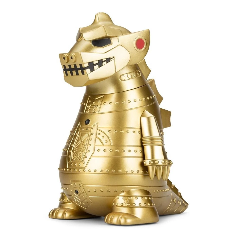 Kidrobot Mecha Godzilla 8" Vinilo Arte Figura MechaGOLDzilla COLOR DORADO NUEVO COMO NUEVO Foto 2 de 4