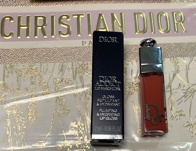 Dior Addict Lip Maximizer Plumper Lip Gloss 2ml Mini Travel Sample 038 Rose Nude
