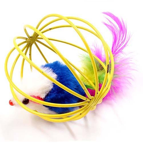Play Cat Accessories Kitten Cat Toys Pet Supplies Cat Teaser Toy Cage Mouse Toy - Picture 8 of 12