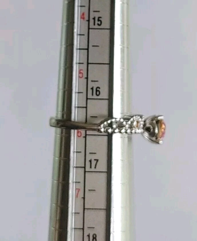 Anillo Wanderlust Topacio Naranja Joyas Fragantes Talla 6 Foto 3 de 4