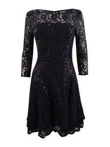 sl fashions sequined lace midi dress