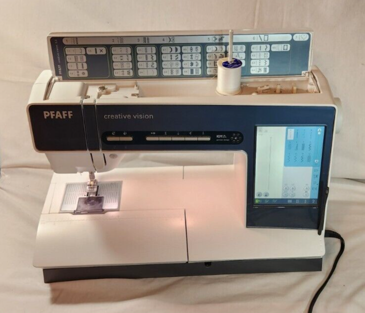 Pfaff Creative Vision 5.0 Computerized Sewing & Embroidery Machine eBay