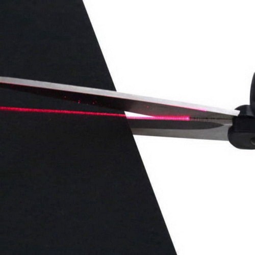 Stainless Steel Laser Scissors Laser Guided Sewing Scissors Cut Paper Crafts - Picture 12 of 12