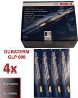 4X GlüHkerze Bosch GLP008 FüR Mercedes W210 W203 W211 W220 W202 Vito 0250202142