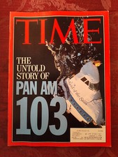 TIME magazine April 27 1992 PAN AM 103 Stephen King Bianca Jagger