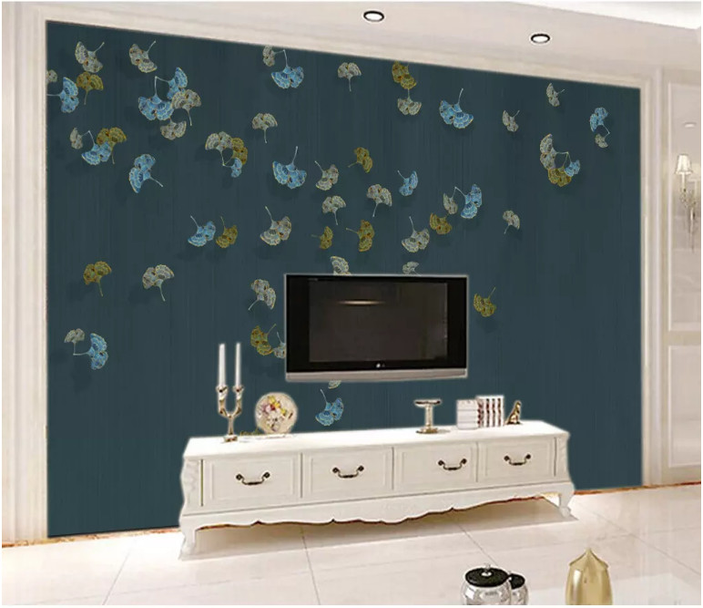 3D Ginkgo Biloba 10983NA Wallpaper Wall Mural Removable Self-adhesive Fay