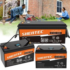 LiFePO4 Battery /24V 100AH Lithium Battery Emergency Power BMS RV Boat