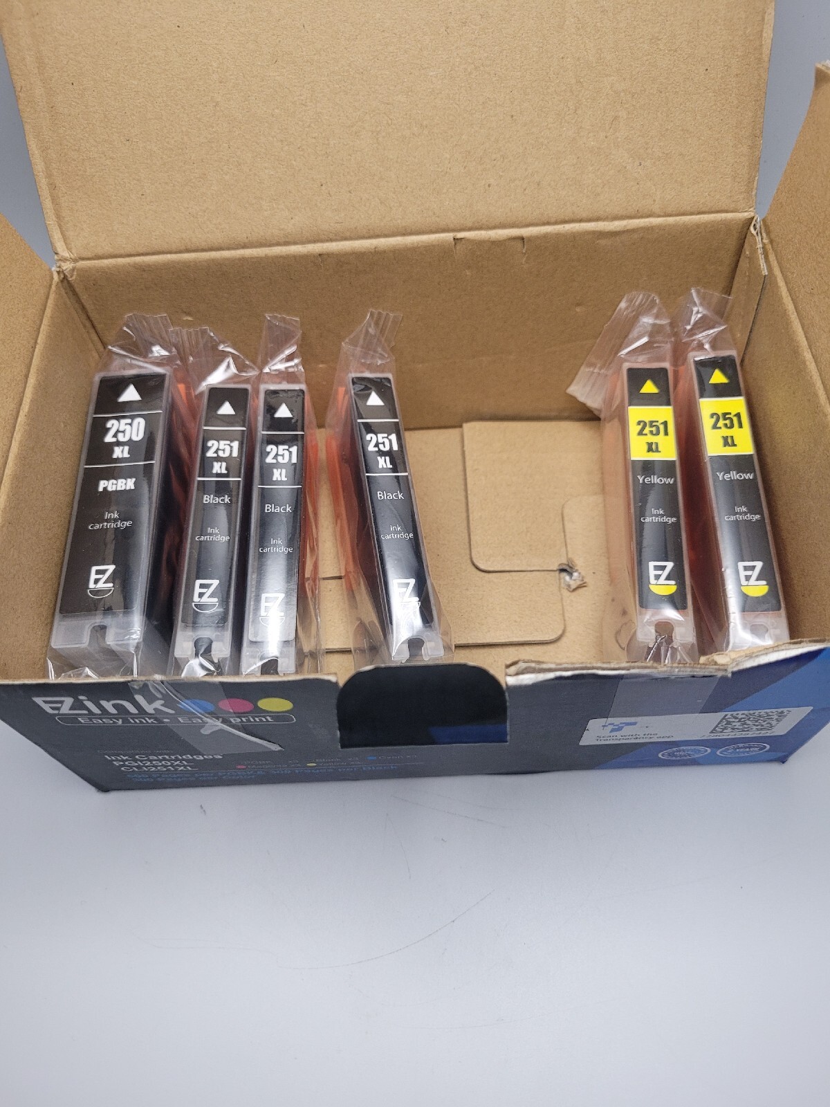EZ Ink Cartridges Multi Pack 250 XL, 251 XL eBay