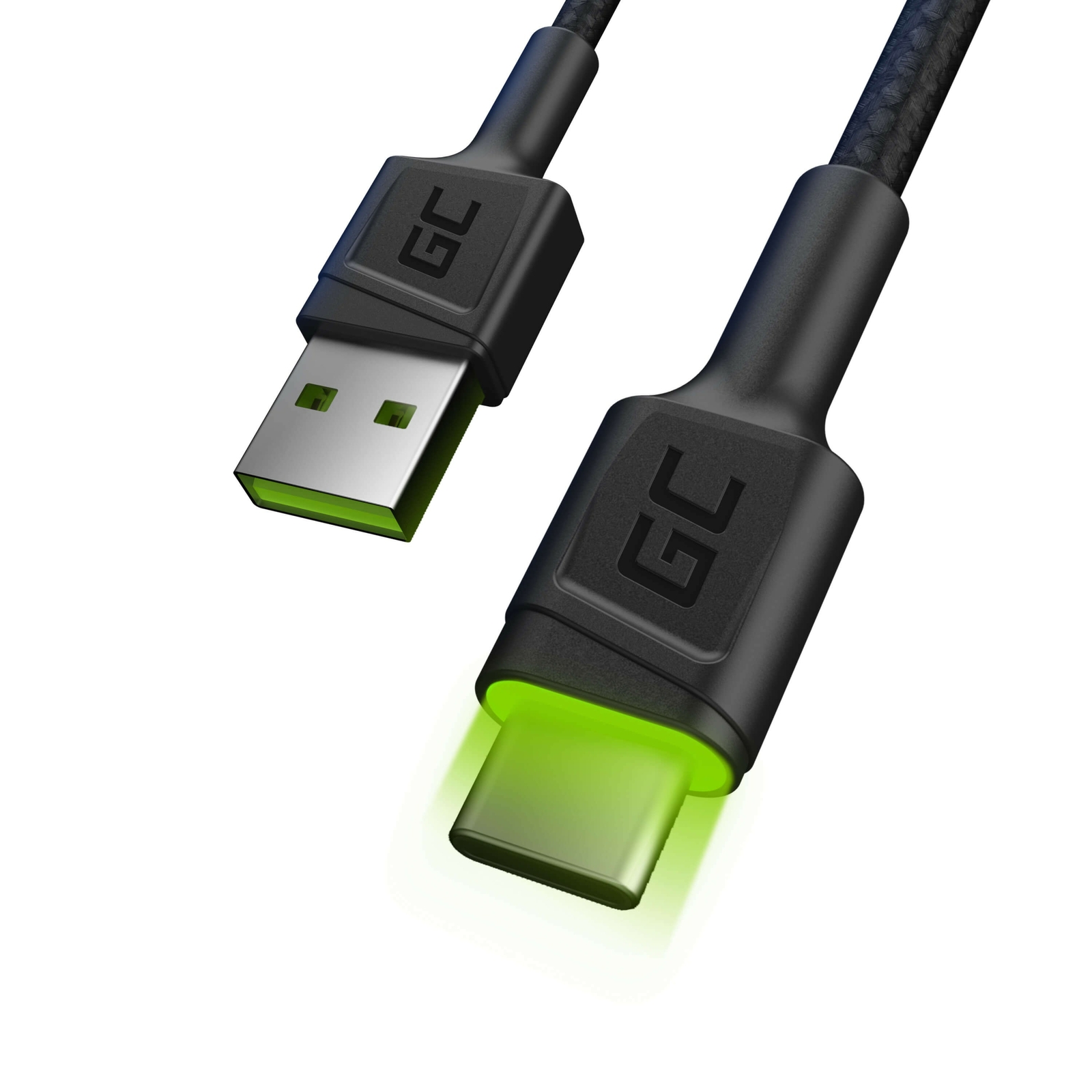 Cable Green Cell Ray USB Cable - USB-C 120cm with green LED backlight and suppor