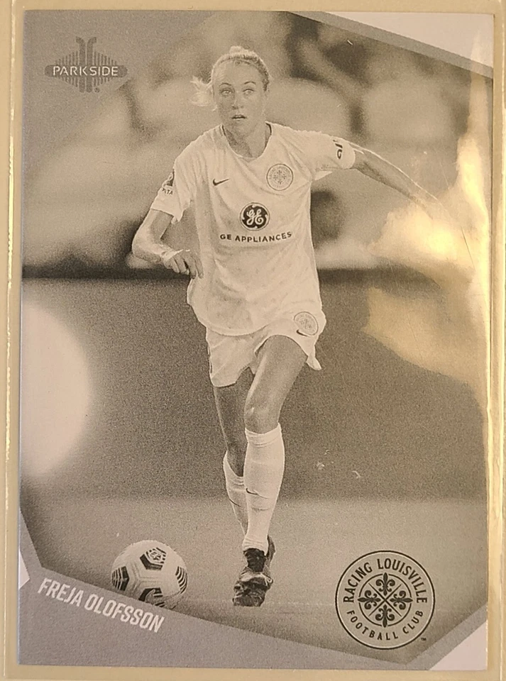 FREJA OLOFSSON / MADISON POGARCH 2022 PARKSIDE NWSL BLACK&WHITE ERROR BACK #38 - Image 2 of 2