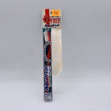 Vintage Aquafresh Flex Toothbrush Full Size Soft Holiday Brush Red Green NEW