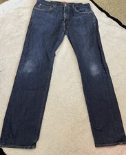 True Grit American Whiskey Slim Straight Mens Denim Jeans  Size 36 X 34