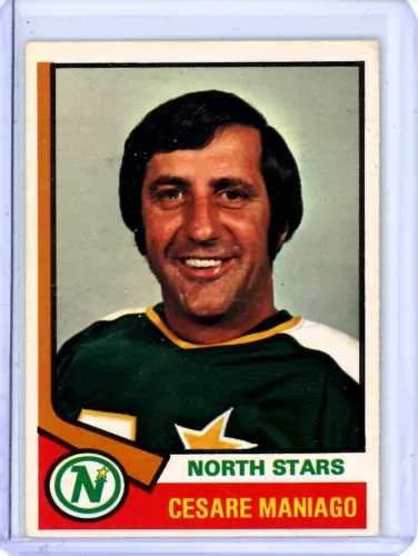 1974-75 O-Pee-Chee #26 Cesare Maniago - Minnesota North Stars - BREAK SET