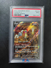 The Pokémon Company Crown Zenith Entei V GG36/GG70 Full Art Holo PSA 9 on eBay