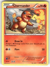Charmander 17/113 Common Legendary Treasures Pokemon Damaged on eBay