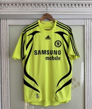 Vintage Chelsea 2007-2008 Away Soccer Jersey Football Kit Shirt Size M