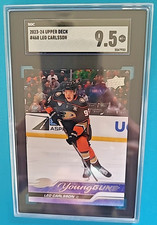 2023-24 Leo Carlsson Upper Deck Young Guns Rookie Rc 468 Sgc 9.5