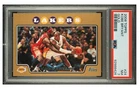 2008 TOPPS GOLD #24 KOBE BRYANT WITH LEBRON JAMES PSA 7 /2008 TRULY ICONIC CARD!