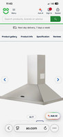 Bran New In Box Rangemaster LEIHDC90SC 90cm Wall Chimney Cooker Hood Stainless.