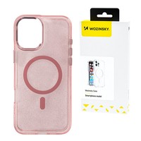 Wozinsky Glitter Case Magsafe FüR Samsung Galaxy S25+ Rosa Glitzer