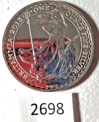 2013 Great Britain 1 ounce .999 Silver Britannia  bb4 2698