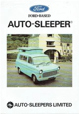 FORD TRANSIT Mk1 AUTOSLEEPER CAMPER VAN ORIG. 1977 FACTORY TECHNICAL SPEC SHEET