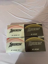 4 DOZEN BRAND NEW SRIXON Z STAR AND Z STAR XV MEN'S WHITE GOLF BALLS TOUR