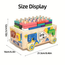 Wooden Toys Kids Tools Set for 3 4 5 Years Old Boys Girls Montessori Toys Wood