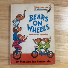 Bears on Wheels A Bright and Early Book 1969 Stan and Jan Berenstain