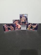 UFC 2025 Stadium Club Chrome Cards, O'Malley, Pereira, Rosas, Santos RC