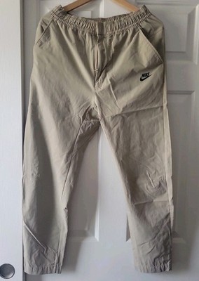 Nike Mens Tech Pants Medium Khaki Stretch Woven Sportswear DM6621-247 