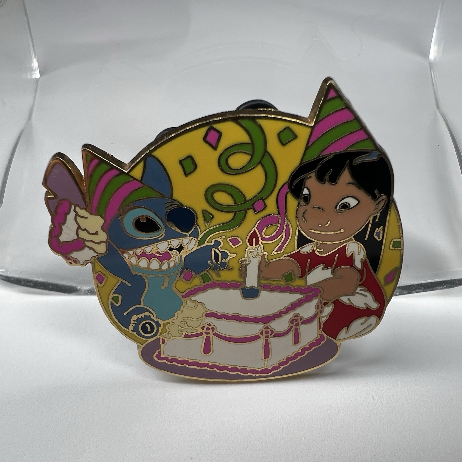 WDW Lilo and Stitch Birthday Cake Holiday Pin Collection Disney Pin 37423