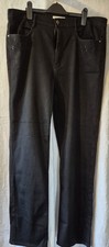 Primark  Black Stretch, Straight Leg, Black Trousers. Size 20, New With Tag