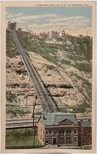 Postcard The Duquesne Incline Pittsburgh Pennsylvania Unposted