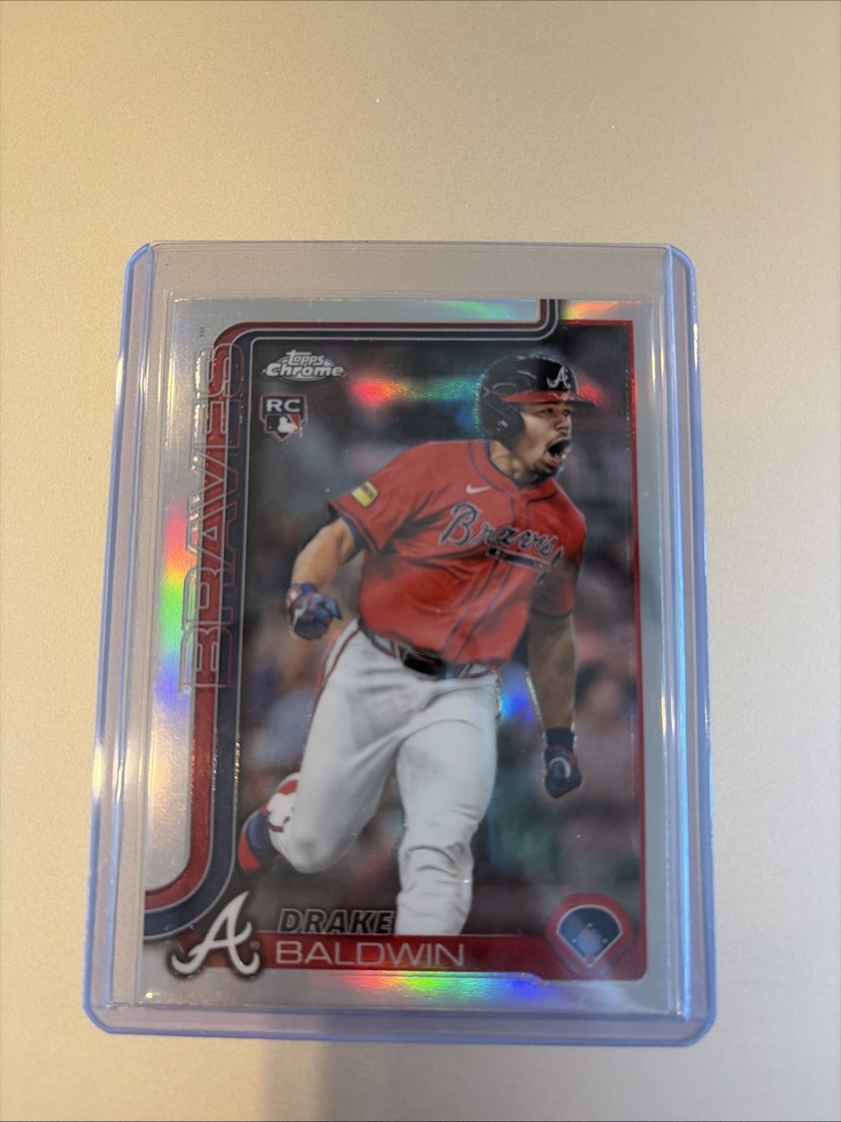 2025 Topps Chrome Update Series Drake Baldwin Refractor Rookie RC #USC96