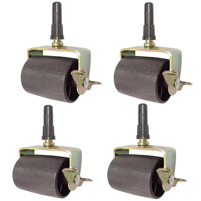 Bed Frame Wheels Rollers with Locking Bed Frame Casters Replacement with Sock...