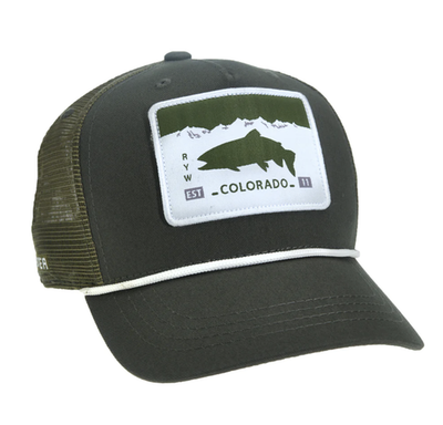 #ad Rep Your Water Colorado License Plate 5 Panel Hat $30.00