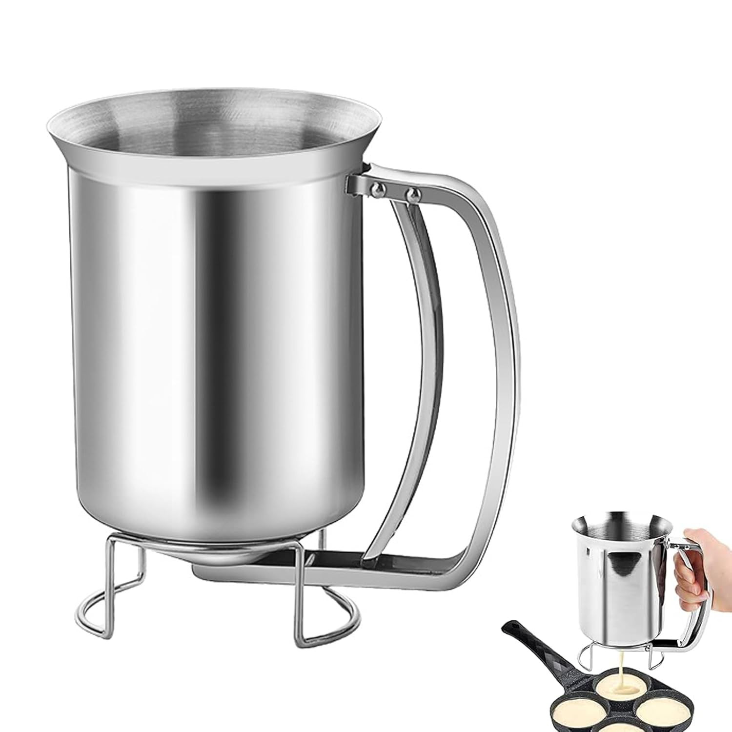 Dispenser per Pasta per Pancake, Dosatore Impasto Pancake, Dosatore Impasto Muff